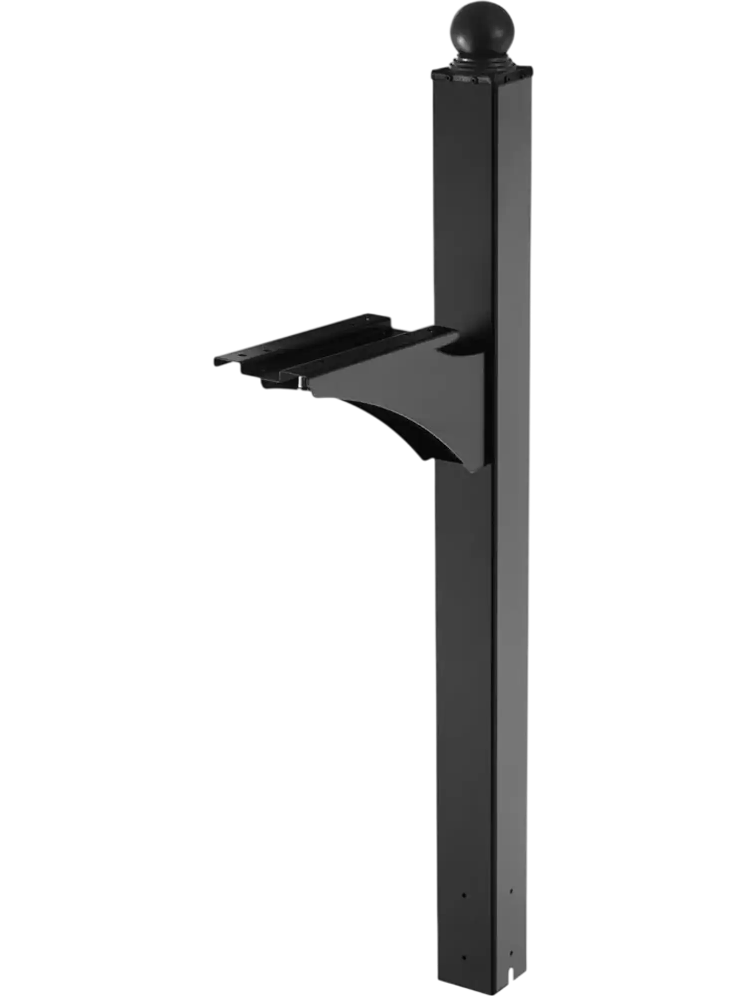 Vevor Mailbox Post In-Ground Aluminum Mounting Stand with Universal Plate Bracket 56 x 4 x 4