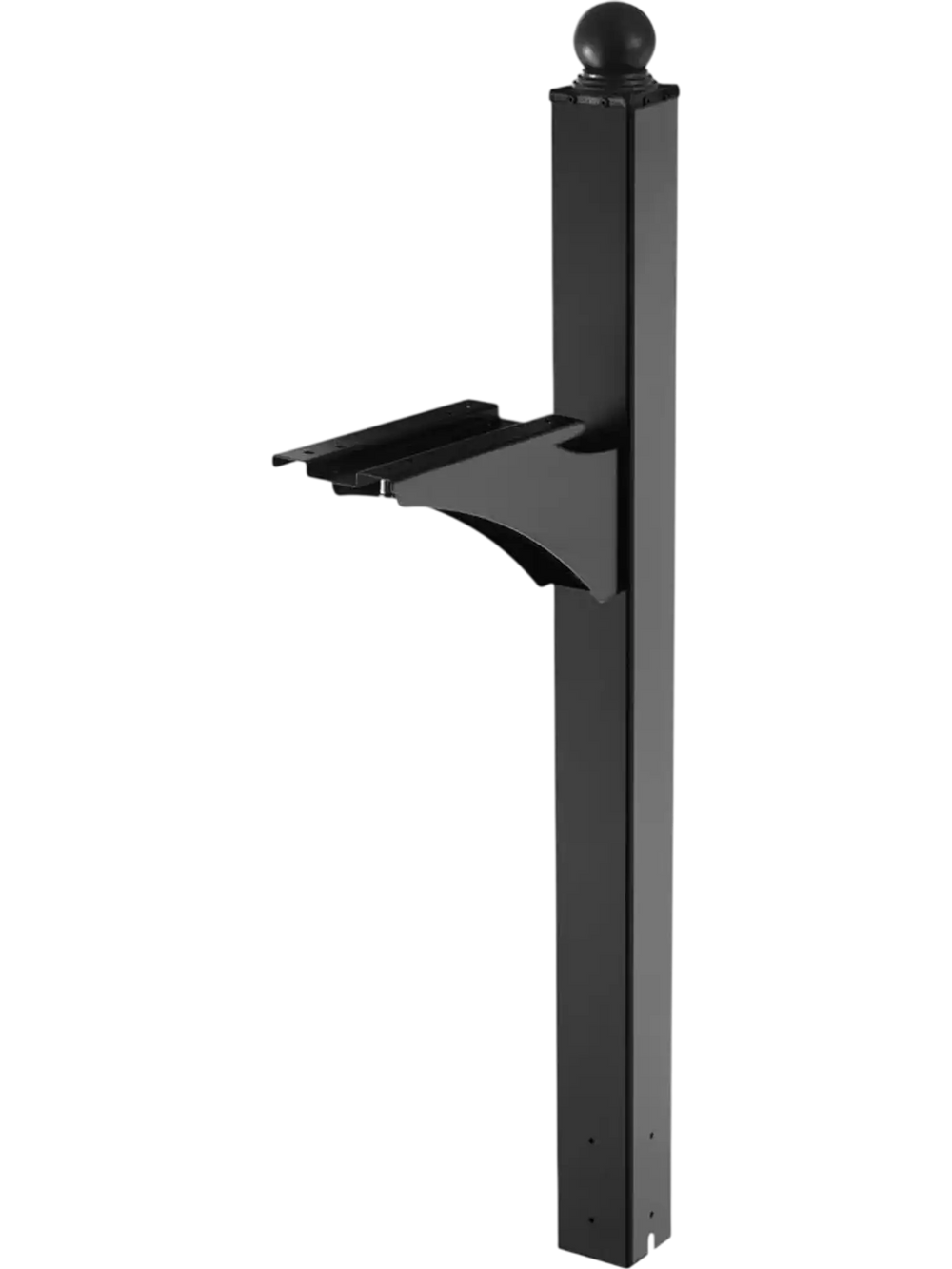 Vevor Mailbox Post In-Ground Aluminum Mounting Stand with Universal Pl ...
