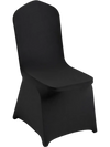 VEVOR Stretch Spandex Folding Chair Covers, Universal Fitted Chair Cover, Removable Washable Protective Slipcovers, for Wedding, Holiday, Banquet, Party, Celebration, Dining (30PCS Black)