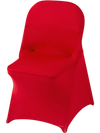 VEVOR 50 Pcs Red Chair Covers, Polyester Spandex Chair Cover, Stretch Slipcovers for Wedding Party Dining Banquet Flat-Front Chair Covers, Fits Chair Measures up to 17.72 x 18.11 x 30.31 inch