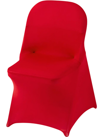 VEVOR 50 Pcs Red Chair Covers, Polyester Spandex Chair Cover, Stretch Slipcovers for Wedding Party Dining Banquet Flat-Front Chair Covers, Fits Chair Measures up to 17.72 x 18.11 x 30.31 inch