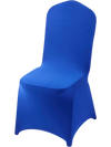 VEVOR 50 Pcs Royal Blue Chair Covers, Polyester Spandex Chair Cover, Stretch Slipcovers for Wedding Party Dining Banquet Flat-Front Chair Covers, Fits Chair Measures up to 20.08 x 17.72 x 37.4 inch