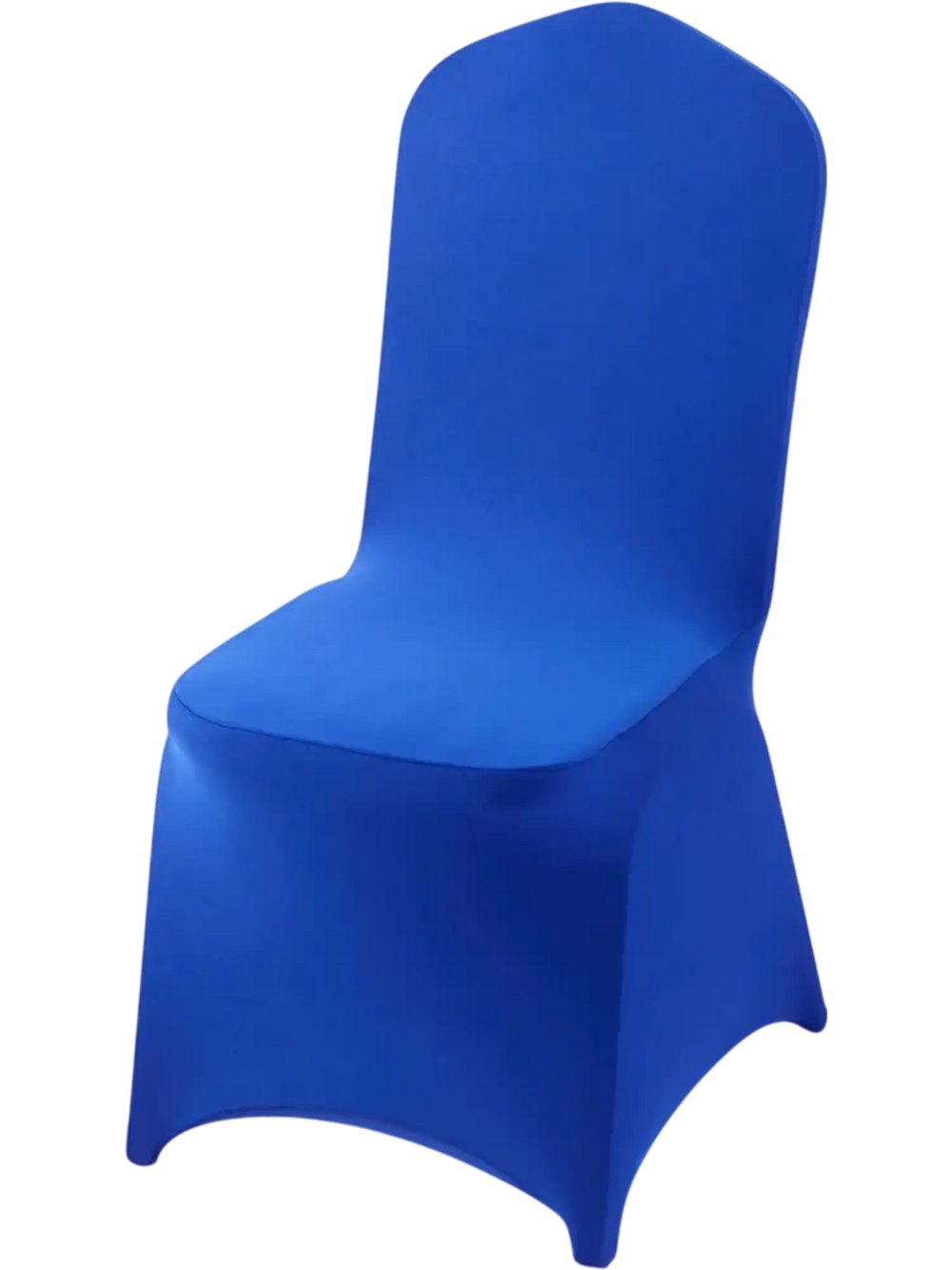 VEVOR 50 Pcs Royal Blue Chair Covers, Polyester Spandex Chair Cover, Stretch Slipcovers for Wedding Party Dining Banquet Flat-Front Chair Covers, Fits Chair Measures up to 20.08 x 17.72 x 37.4 inch