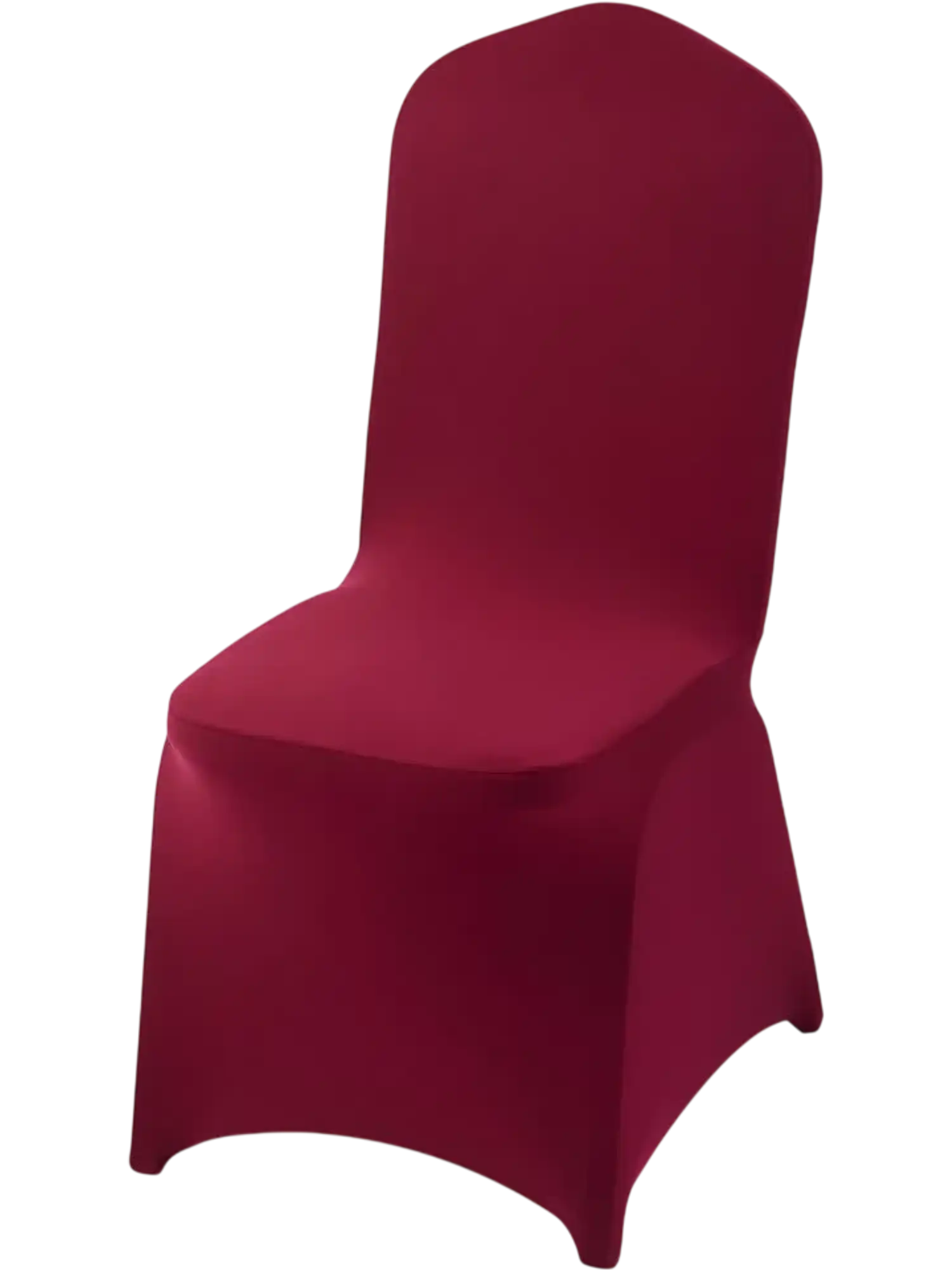 Vevor Chair Covers 50 pcs Burgundy Stretch Spandex Banquet Slipcovers New