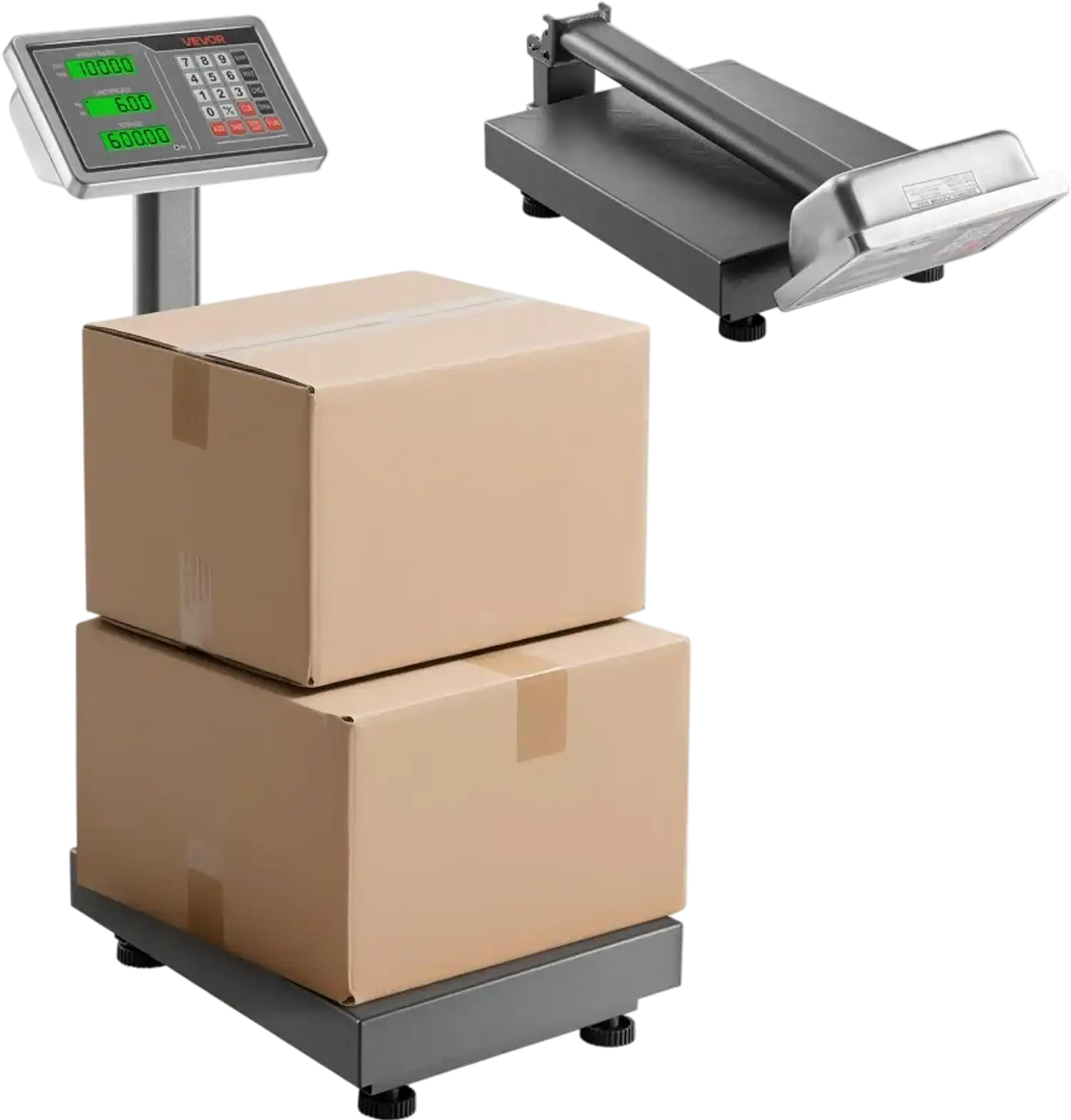 Vevor Platform Scale Digital Shipping Postal 220 lbs New