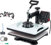 VEVOR Heat Press Machine 12 x 15 in 5-in-1 Combo Sublimation Press Machine, Heat Up Fast and Even, Digital Precise Time and Temp Control, Multi-Function, for T-Shirts, Mugs, Tumblers, Caps, Plates