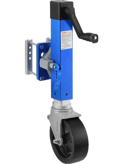 VEVOR Trailer Jack with Wheel, 1600 lbs Heavy Duty Swivel Boat Trailer Jack PP Single Wheel, 10