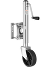 VEVOR Trailer Jack with Wheel, 1000 lbs Load Capacity, Heavy Duty Swivel Boat Trailer Jack with PP Single Wheel & Ergonomic Handle, 10-inch Lift, Fit for RVs, Boats, Horse Trailers, Utility Trailers