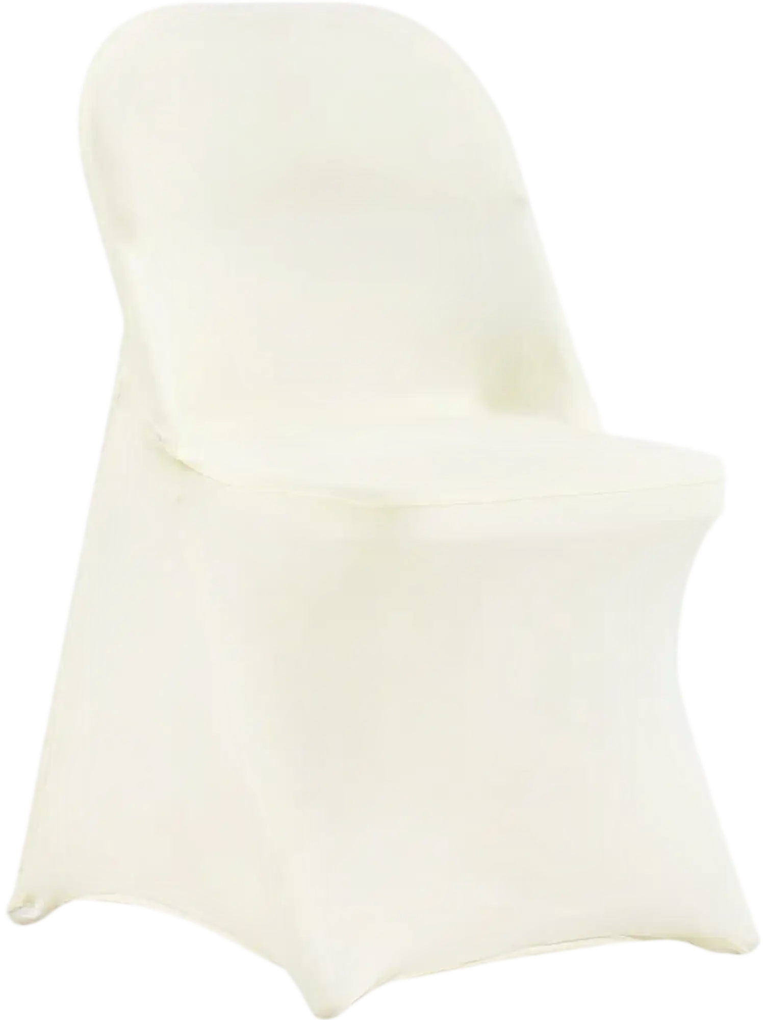 Vevor Chair Covers Stretch Spandex Folding Chair Covers 30-Piece Ivory White New