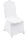 VEVOR Stretch Spandex Folding Chair Covers, Universal Fitted Chair Cover, Removable Washable Protective Slipcovers, for Wedding, Holiday, Banquet, Party, Celebration, Dining (12PCS White)