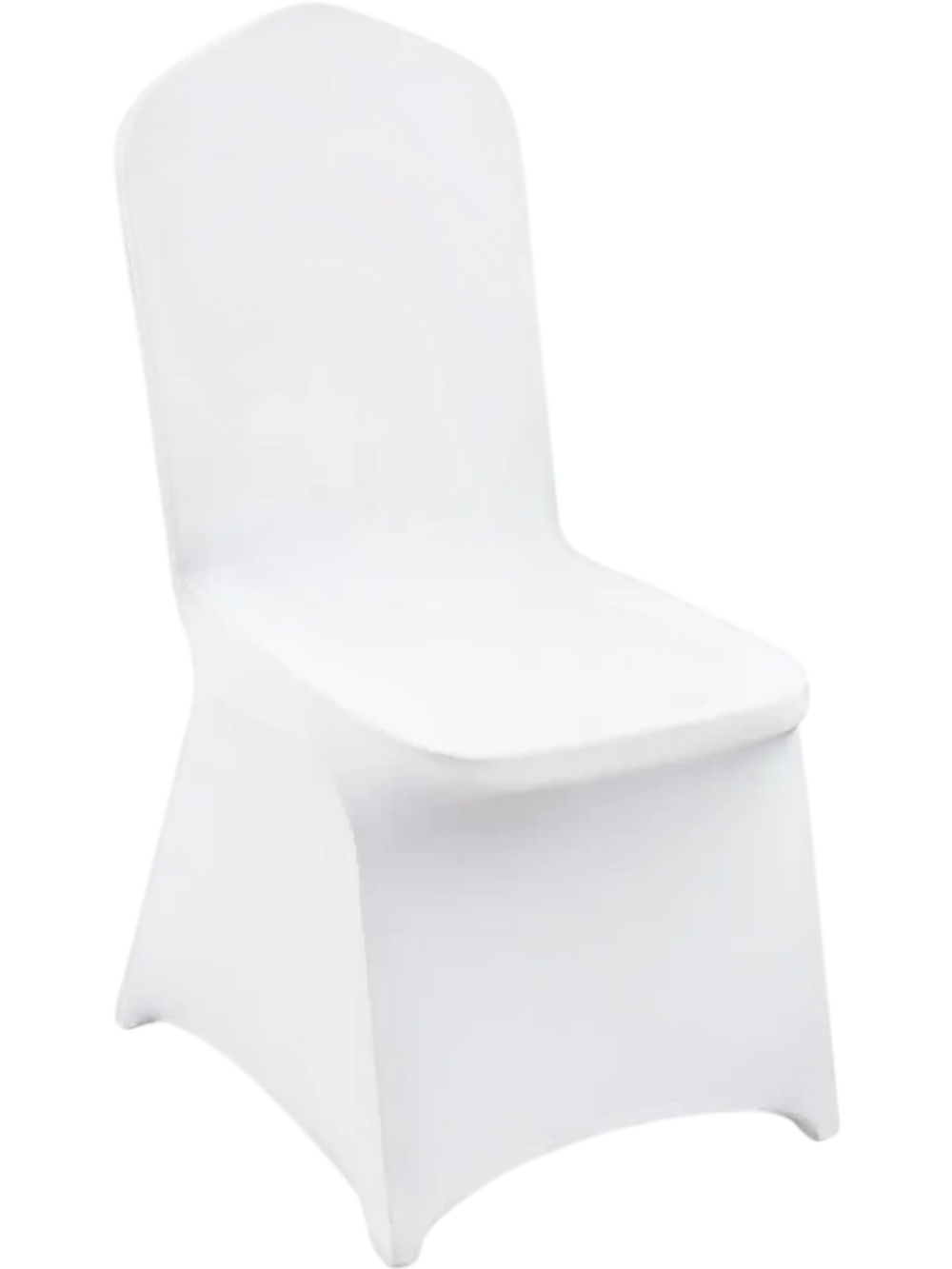 VEVOR Stretch Spandex Folding Chair Covers, Universal Fitted Chair Cover, Removable Washable Protective Slipcovers, for Wedding, Holiday, Banquet, Party, Celebration, Dining (12PCS White)