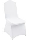 VEVOR Stretch Spandex Folding Chair Covers, Universal Fitted Chair Cover, Removable Washable Protective Slipcovers, for Wedding, Holiday, Banquet, Party, Celebration, Dining (30PCS White)