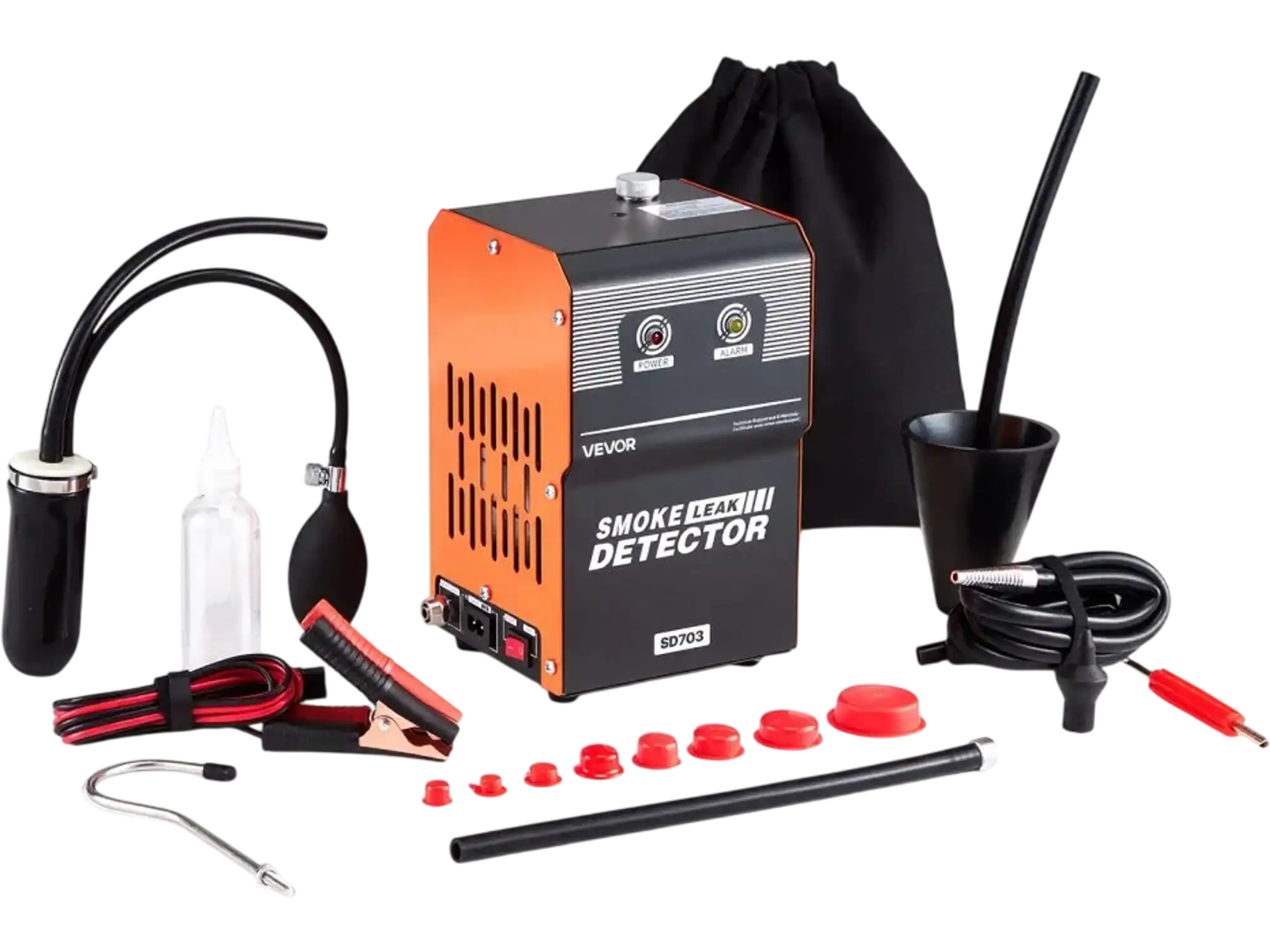 Vevor Automotive Smoke Machine Leak Detector EVAP Vacuum Diagnostic Tester with Built-in Air Pump New