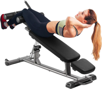 VEVOR Weight Bench, Adjustable Strength Training Bench, Press Bench for Full Body Workout, 1000 LBS Multi-Purpose Sit up Bench for Home Gym Exercise, Incline Decline Bench with Reverse Crunch Handle
