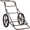 VEVOR Deer Cart, 500 LBS Capacity Folding Game Cart, Deer Cart Game Hauler with 17" Big Rubber Wheel & Ergonomic Handle, Heavy-Duty Game Cart Accessories, Utility Gear Dolly for Hunting Fishing Hiking