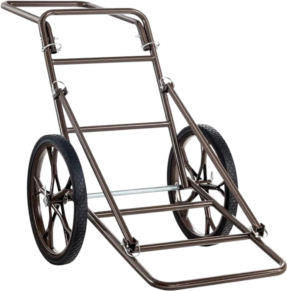 VEVOR Deer Cart, 500 LBS Capacity Folding Game Cart, Deer Cart Game Hauler with 17" Big Rubber Wheel & Ergonomic Handle, Heavy-Duty Game Cart Accessories, Utility Gear Dolly for Hunting Fishing Hiking