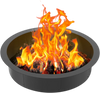 VEVOR Fire Pit Ring, 40-Inch Outer/36-Inch Inner Diameter, 10inch Height 2.5mm Thick Fire Pit Insert, Heavy Duty Carbon Steel Liner DIY Campfire Ring above or In-Ground, for Outdoor Camping, Bonfires