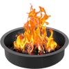 VEVOR Fire Pit Ring, 40-Inch Outer/36-Inch Inner Diameter, 8.5inch Height Fire Pit Insert, Heavy Duty Carbon Steel Liner DIY Campfire Ring above or In-Ground, for Outdoor Camping, Bonfires