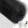 VEVOR Hardware Cloth, 48\" x 50\' & 1\"x1\" Mesh Size, Galvanized Steel Vinyl Coated 16 Gauge Chicken Wire Fencing with A Cutting Plier & A Pair of Fabric Gloves, for Garden Fencing & Pet Enclosures,