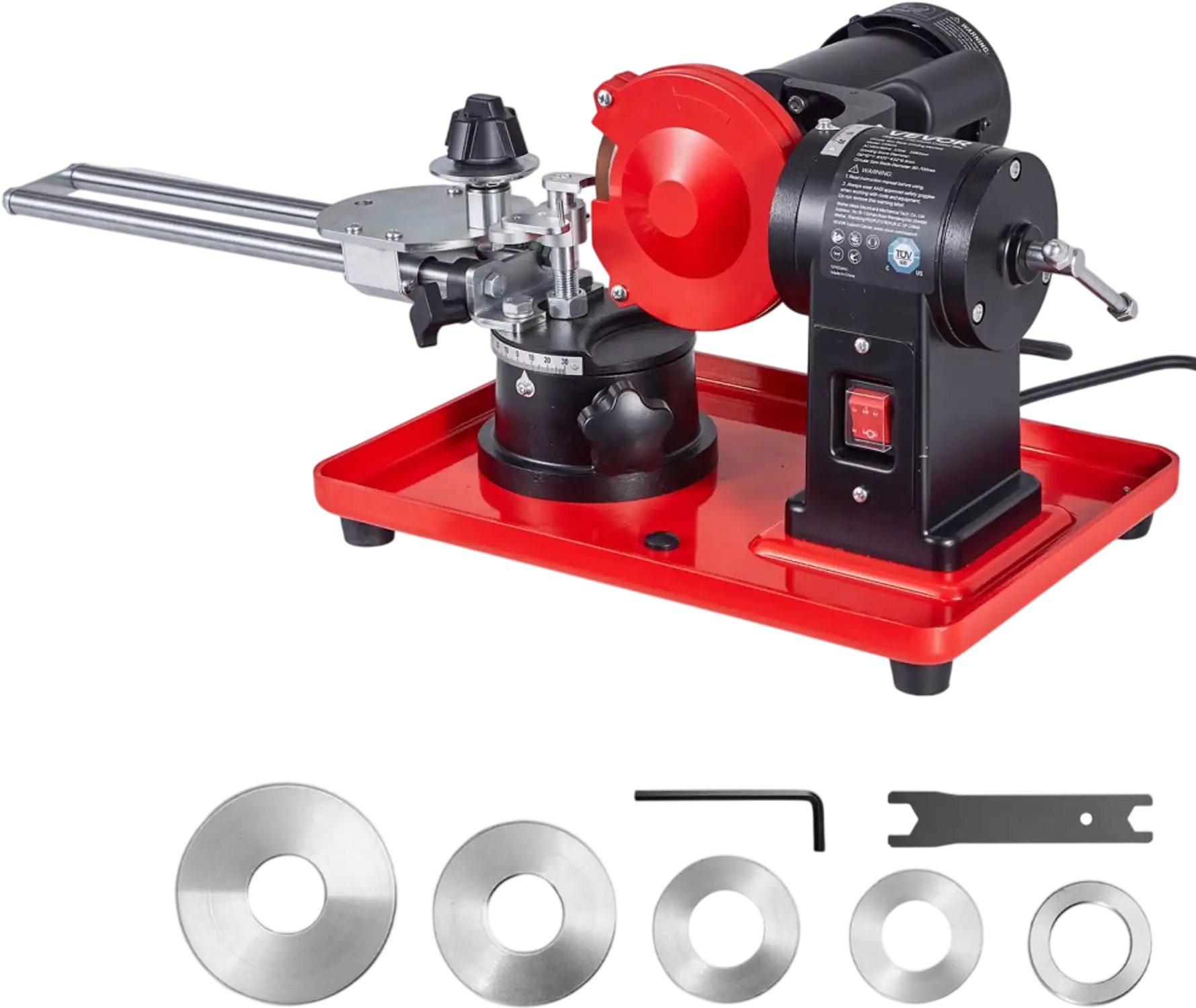 Vevor Circular Saw Blade Sharpener 370W 3590 RPM Rotary Angle Mill Grinder 5