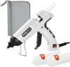 VEVOR Hot Glue Gun, 60/100W Dual Power, Mini Hot Glue Gun with 20 Premium Glue Sticks and Oxford Cloth Bag, Fast Preheating & High Temp Melt Glue Gun for Crafts, Arts, DIY, Quick Home Repairs, White