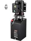 VEVOR 15 Quart Hydraulic Pump, 2.2KW Hydraulic Dump Trailer Pump Single Acting, 3200 PSI Max Relief Pressure, 1.7 GPM Flow Rate, AC220-240V Hydraulic Power Unit Car Lift (Vertical Installation)