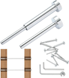 VEVOR 20 Pack Invisible Cable Railing kit, T316 Stainless Steel 1/8" Invisible Receiver and Swage Stud End for Cable Railing, Swage Tensioner 1/8" for Wood/Metal Post, Cable Railing Hardware, Silver