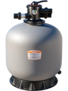VEVOR Sand Filter, 24-Inch, 65 GPM Above Inground Swimming Pool Sand Filter System, with 7-Way Multi-Port Valve, Backwash, Rinse, Recirculate, Waste, Winter, Closed Modes, for Above In Ground Pools