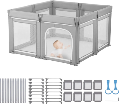 Vevor Baby Playpen Foldable Indoor Outdoor Play Yard 47.2