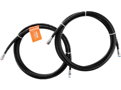 VEVOR Outboard Hose Kit, 20 ft Hydraulic Steering Hose, 2-Piece Leak-Proof TPEE Hydraulic Boat Hoses, Compatible with Marine Hydraulic Outboard Steering Boat System up to 300 HP
