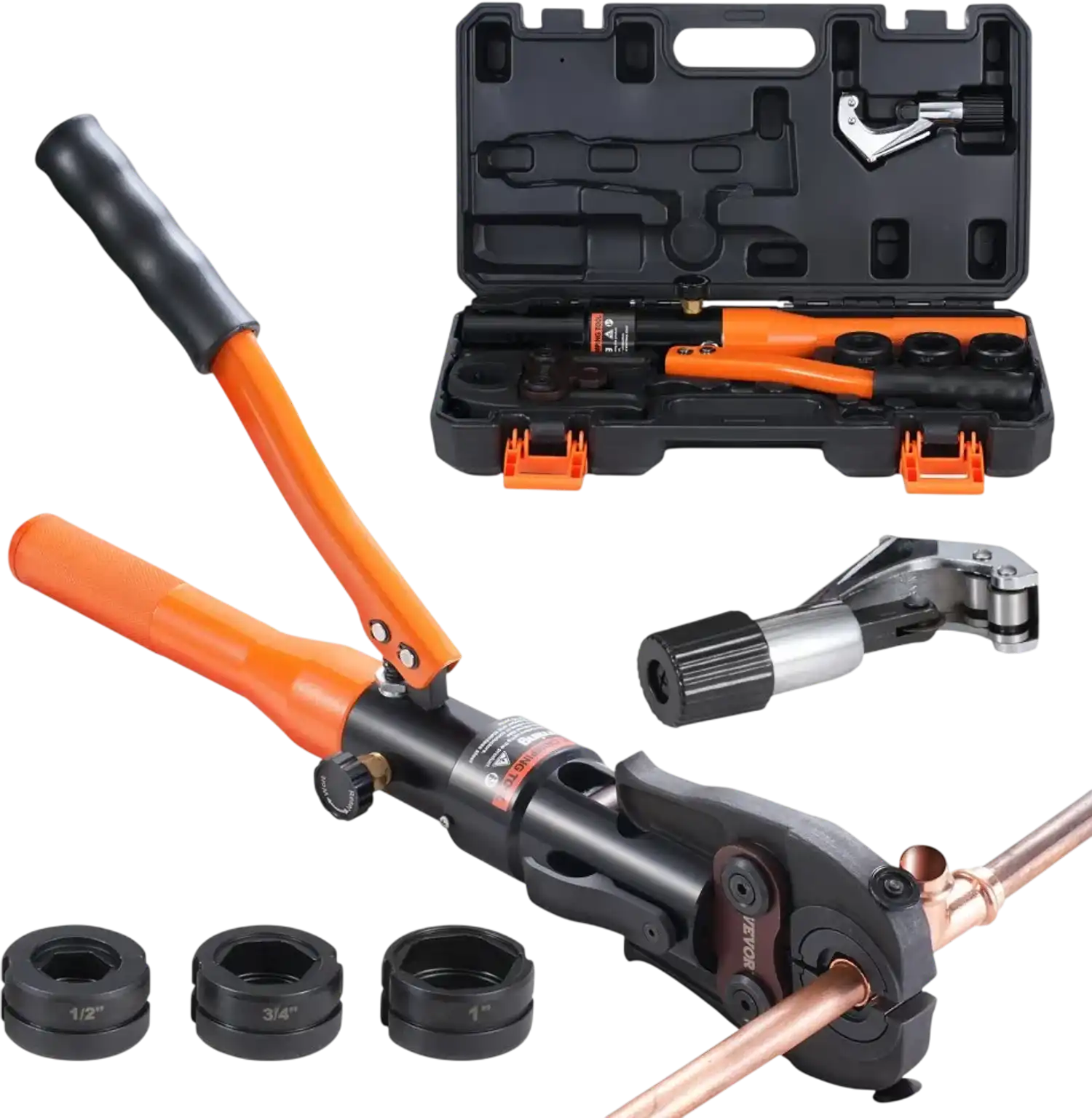 Vevor Crimping Tool Hydraulic Copper Pipe Press with 1/2