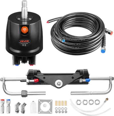 Vevor Hydraulic Steering Kit 150 HP Marine Boat System New