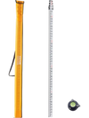 VEVOR Aluminum Grade Rod, 16-Feet/10ths 4 Sections Telescopic Measuring Rod,Double-Sided Scale 1/10ft Leveling Rod Stick,Aluminum Alloy Survey Rod w/ Bubble Level &Carrying Bag for Houses,Walls,Floors
