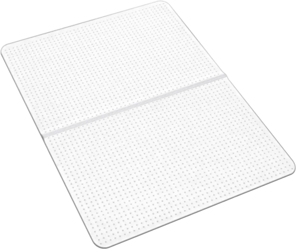 VEVOR Chair Mat, 36 x 48-inch Office Chair Mat for Carpeted Floors, Plastic Floor Protector Rug with Studded, Non-Slip & Easy to Clean, Smooth Glide Under Desk Rug for Home Office (Rectangular)