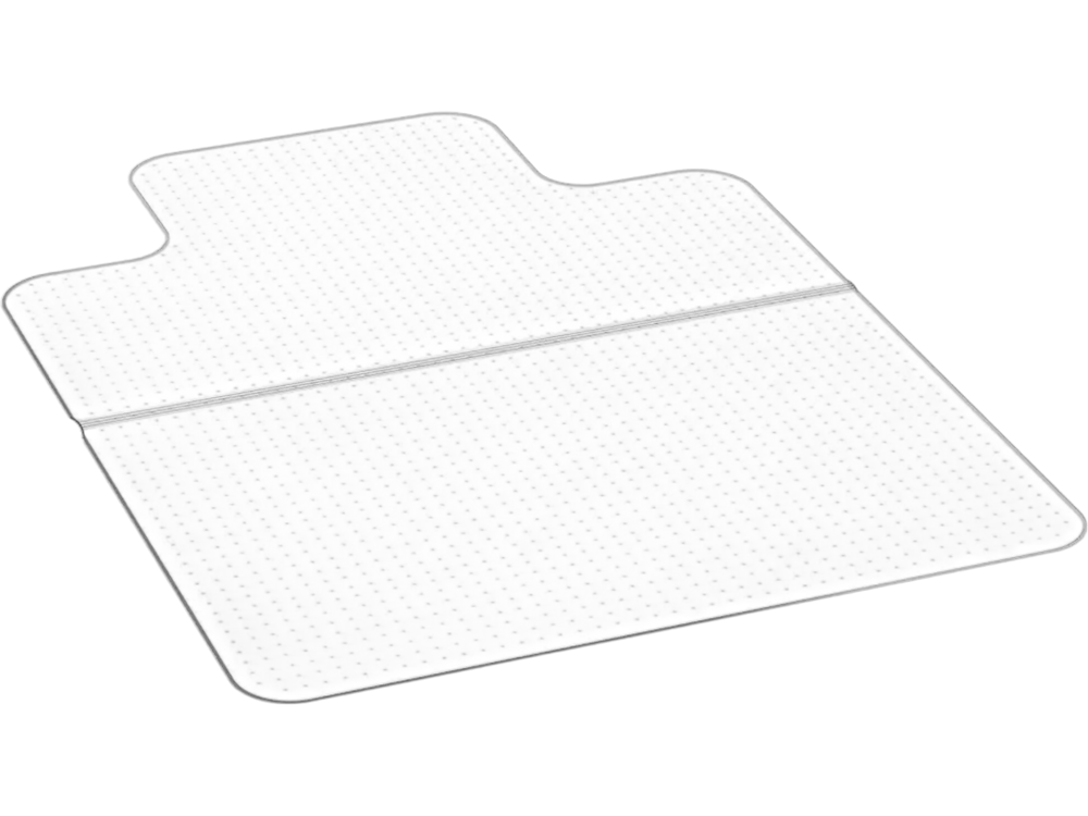 VEVOR Chair Mat with Lip, 36 x 48-inch Office Chair Mat for Low Pile Carpeted Floors, Plastic Floor Protector Rug with Studded, Non-Slip & Easy to Clean, Smooth Glide Under Desk Rug for Home Office