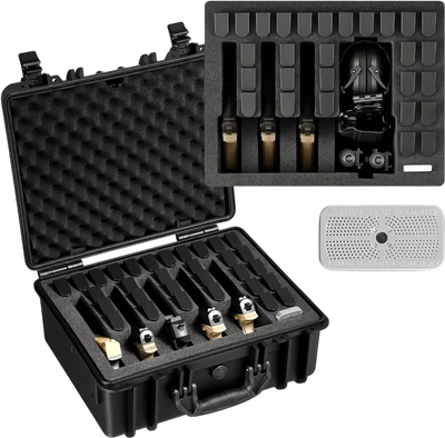 Vevor Hard Pistol Case Waterproof Heavy-Duty Gun Storage Box 18.7