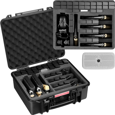 Vevor Hard Pistol Case Waterproof XPE Foam 19.3