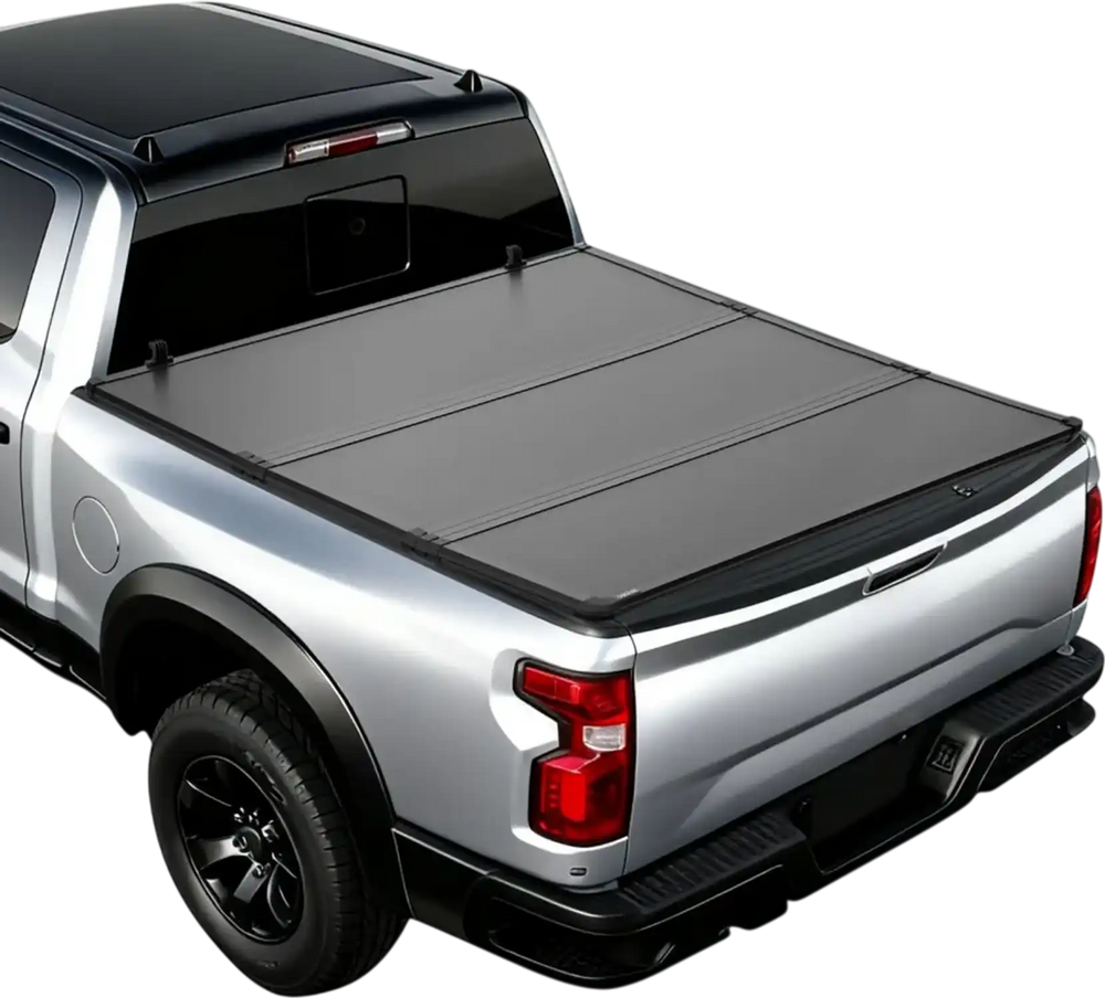 VEVOR Hard Tri-Fold Truck Bed Tonneau Cover, Compatible with 2019-2026 Dodge Ram 1500 (Incl. Classic & New) 5.7 ft (67.4 in) Bed Without Rambox (Not Fit Split Tailgate), Waterproof Folding Truck Cover
