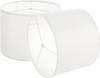 VEVOR Drum Lamp Shade 2 Set, 13 in Top x 13 in Bottom x 10 in High, Medium Drum Linen Lampshade, Replacement Lamp Shade for Table Lamps Floor Lamps Pendant Lights, Easy Assembly Required (Off-white)