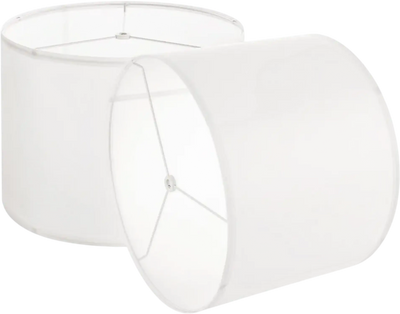 Vevor Lamp Shade Off-White Linen Drum 2-Piece 13