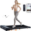 VEVOR Walking Pad, Under Desk Treadmill with Incline, Working Walking Jogging Machine for Home Office, 265 Lbs Capacity 2.5HP Portable Walking Pad, with Remote Control, LED Display, and Bluetooth