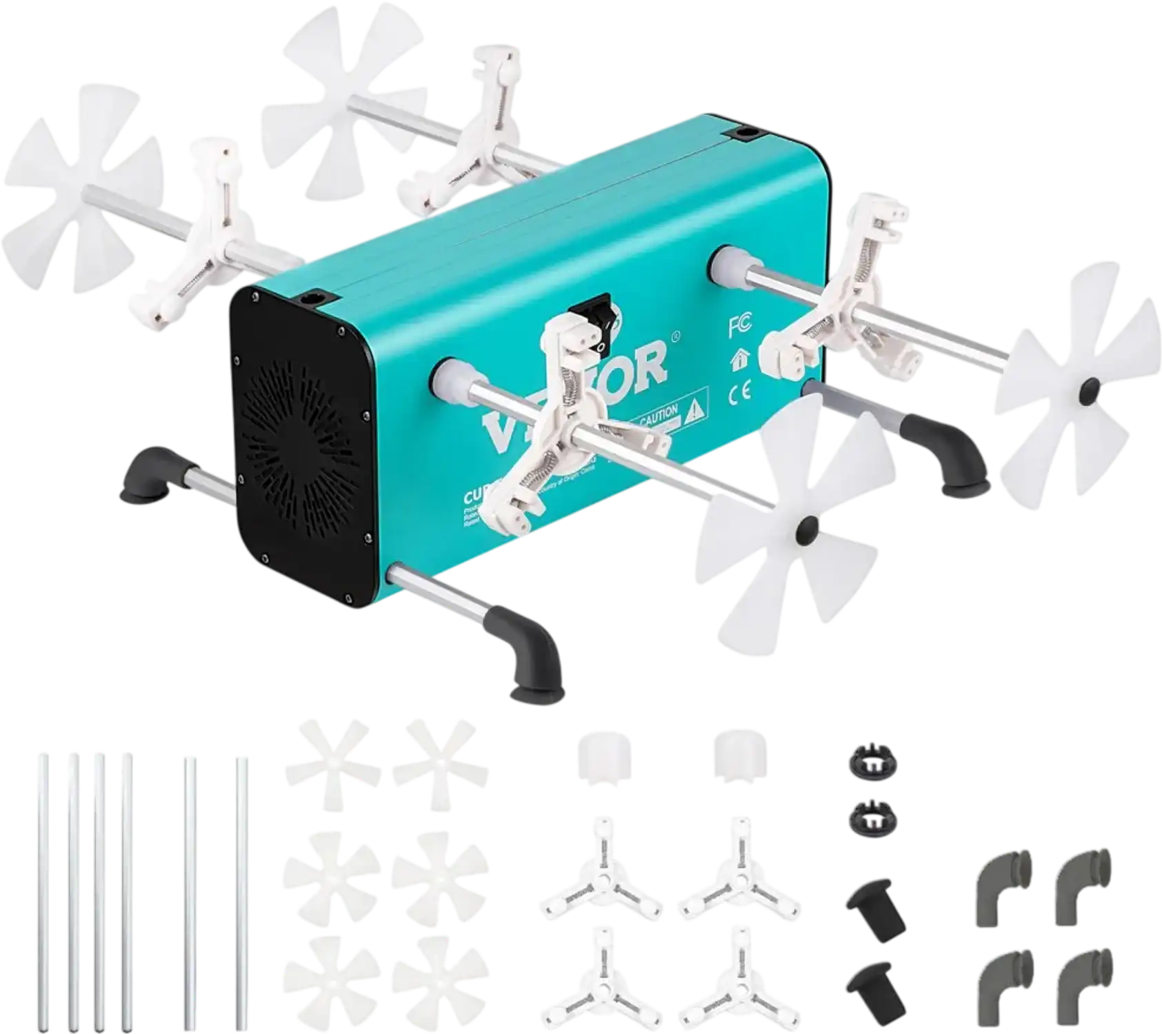 Vevor Cup Turner 4-Arm Tumbler Spinner Machine Kit New