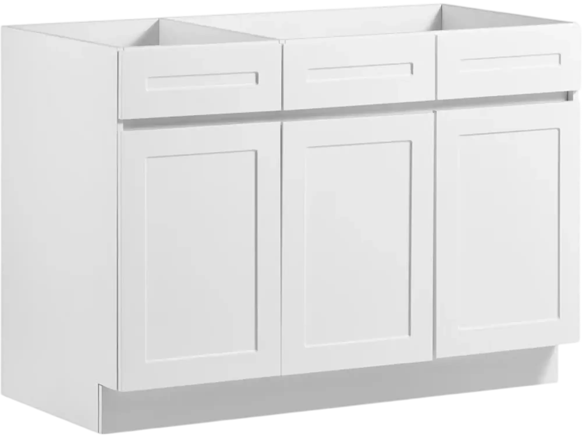 Vevor Base Cabinet White Shaker Ready-to-Assemble 48