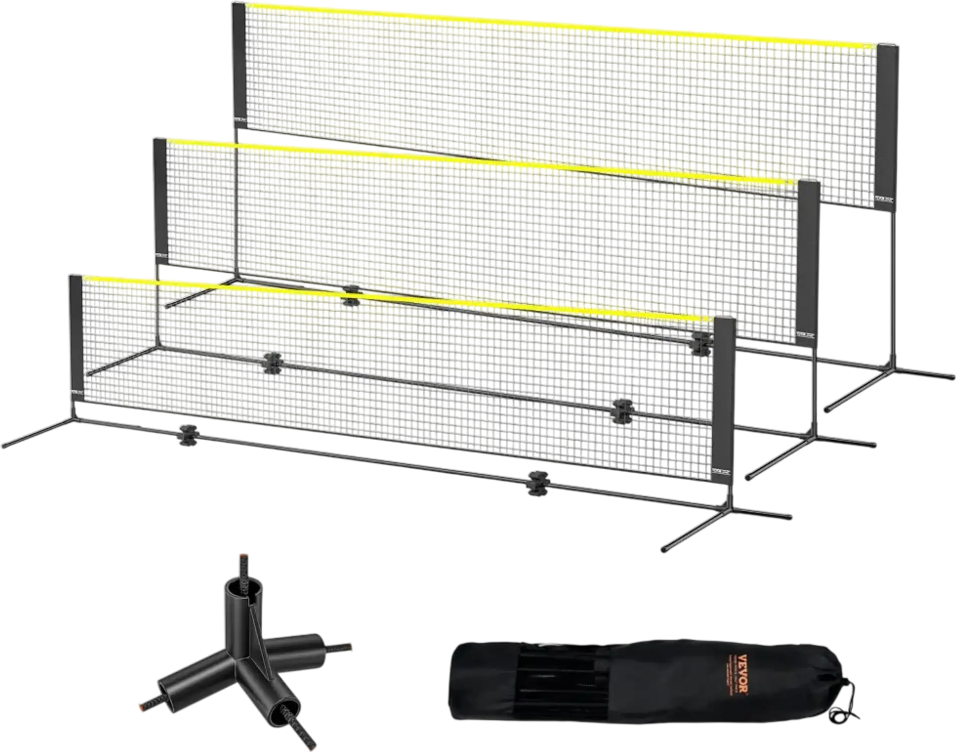 Vevor Badminton Net Portable 14' Height Adjustable Multi-Sport Net Set New