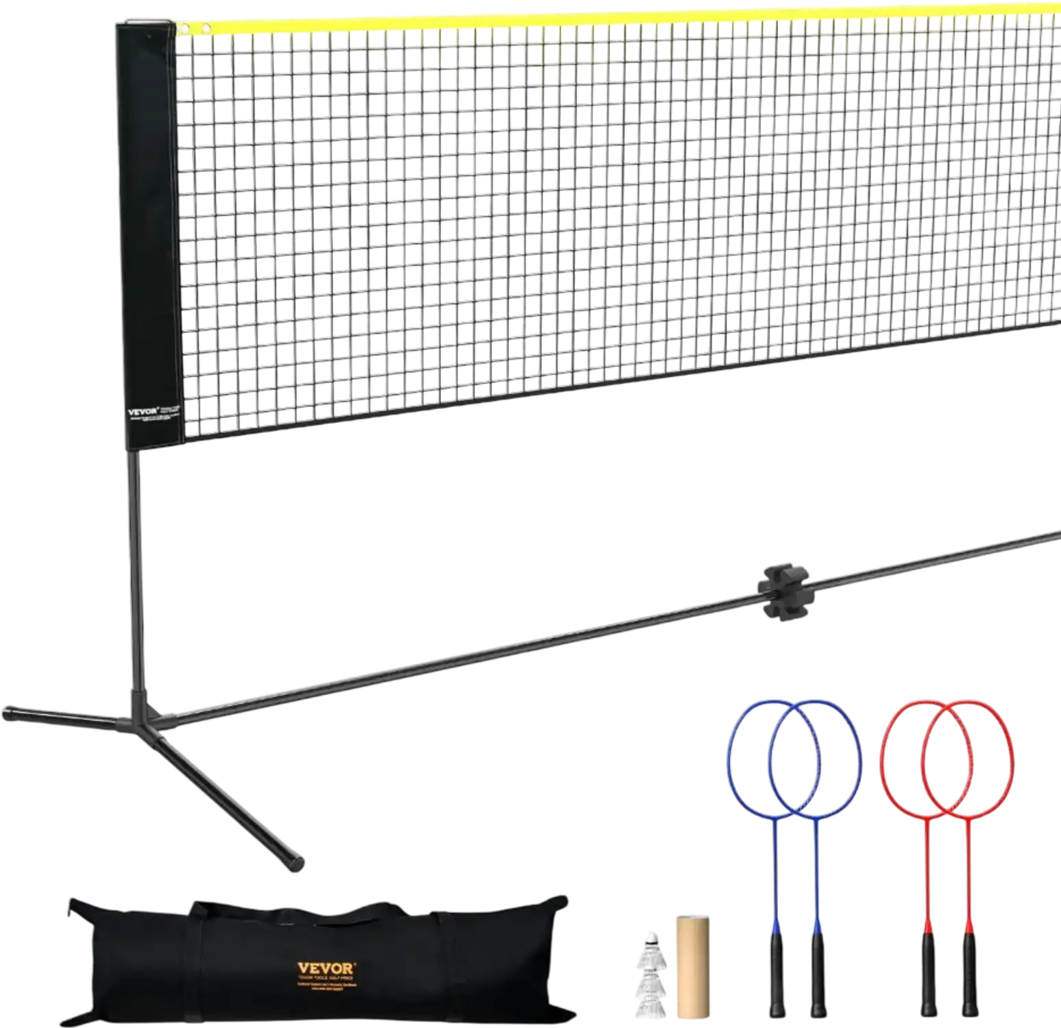 Vevor Badminton Net Portable 20' Adjustable Multi-Sport Set New