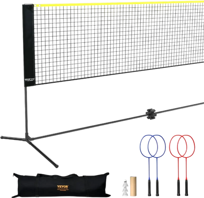 Vevor Badminton Net Portable 20' Adjustable Multi-Sport Set New