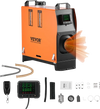 VEVOR Diesel Air Heater, 8 kW DC12-24V, Fast Heating Diesel Parking Heater with Remote Control and Color Digital Display, Low Noise, Voice Announcement, for RV, Truck, Camper, Van, Boat and Trailer