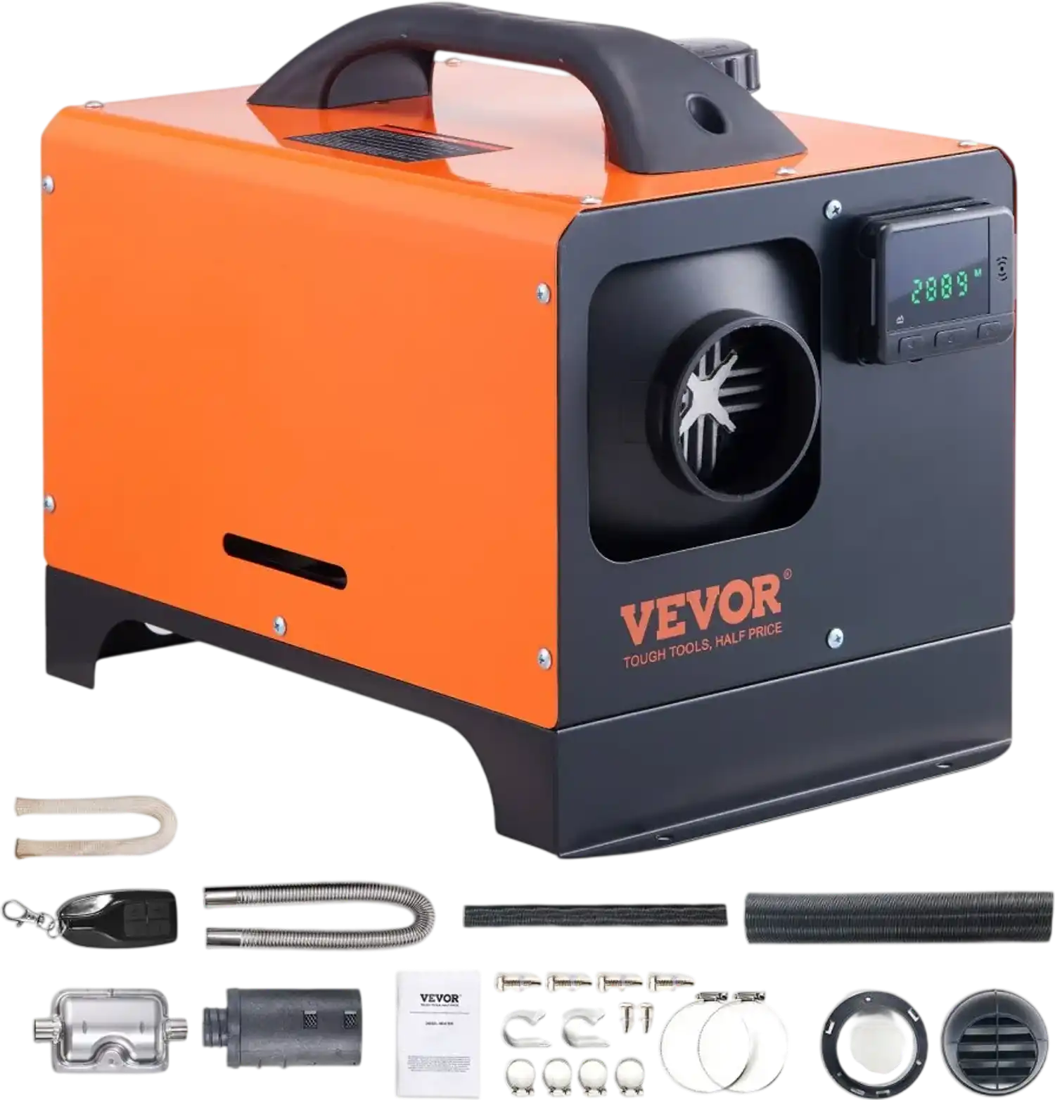 Vevor Diesel Heater All-in-One 12V 5KW LCD Remote Control for Car RV New