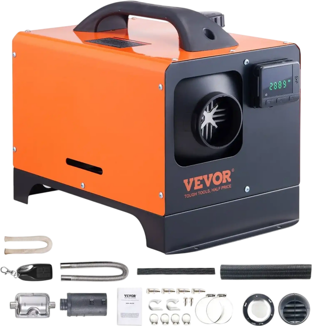 VEVOR Diesel Air Heater All-in-one 12V 5KW LCD Remote Control for Car RV