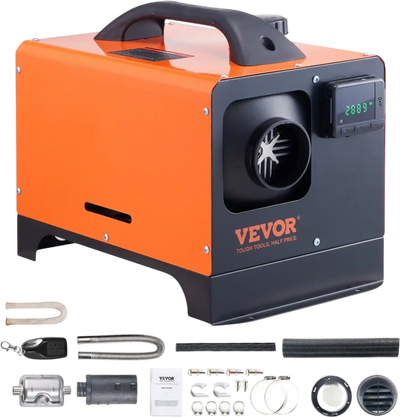 Vevor Diesel Heater All-in-One 12V 5KW LCD Remote Control for Car RV New